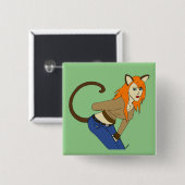 キャットマン 缶バッジ (正面&裏面)