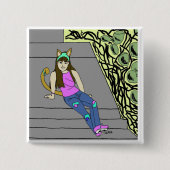 キャットマン 缶バッジ (正面)