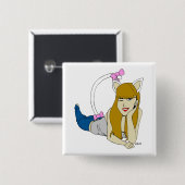 キャットマン 缶バッジ (正面&裏面)