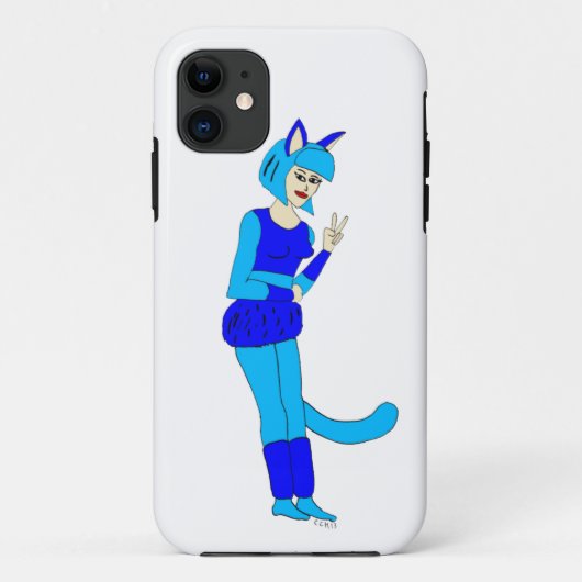 キャットマン Case-Mate iPhoneケース (裏面)