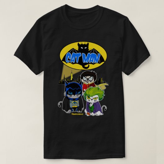 キャットマン Tシャツ (デザイン正面)