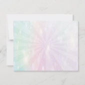 キャットマーメイドバースデーパーティ招待状 (裏面)