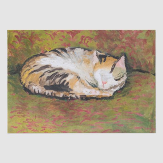 キャットマ威厳があるックティッシュペーパー 薄葉紙 (正面)