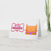 キャットムーおもしろいプンバレンタインデー カード (正面)