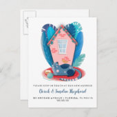 キャットムービングハウス動物テーマ 案内ポストカード (正面/裏面)