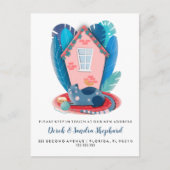 キャットムービングハウス動物テーマ 案内ポストカード (正面)