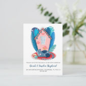 キャットムービングハウス動物テーマ 案内ポストカード (スタンド正面)