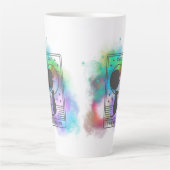 キャットムーンタロット天空 カフェラテマグ (正面)