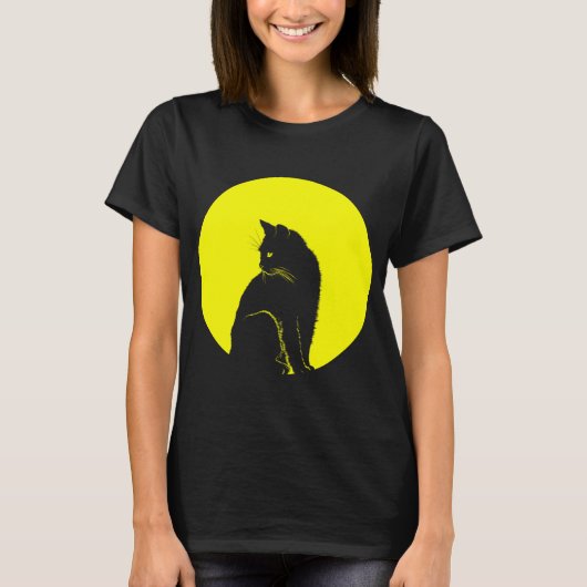 キャットムーン Tシャツ (正面)