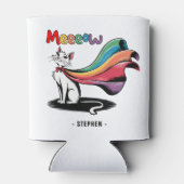 キャットメすごいイー – Rainbow Capeプライド猫 缶クーラー (裏面)