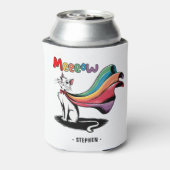 キャットメすごいイー – Rainbow Capeプライド猫 缶クーラー (缶裏面)
