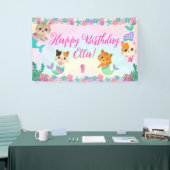 キャットメイドマーメイドガールバースデーパーティー 横断幕 (トレードショー)