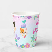 キャットメイドマーメイドガールバースデーパーティー 紙コップ (左)