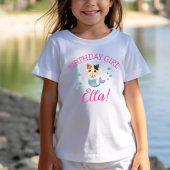 キャットメイドマーメイドガールバースデーパーティー Tシャツ