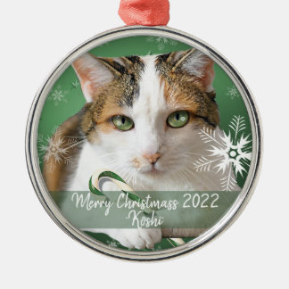 キャットメタルクリスマス飾りクリスマスデコール メタルオーナメント