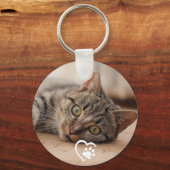 キャットメモリお気に入りのーハローハートポー2枚 キーホルダー (裏面)