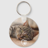 キャットメモリお気に入りのーハローハートポー2枚 キーホルダー (裏面)
