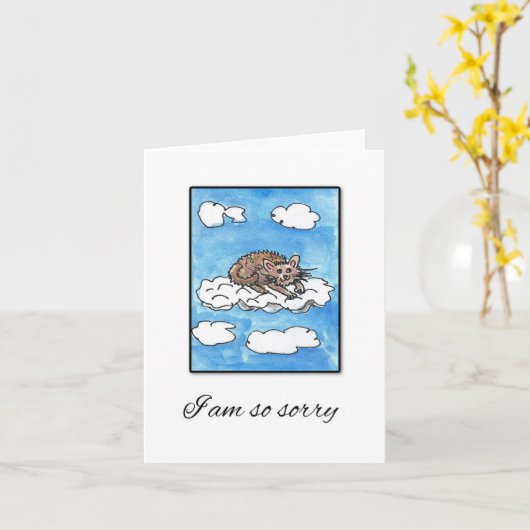 キャットメモリアル、共感表 カード (黄色い花)