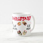 キャットメリークリスマス コーヒーマグカップ (正面右)