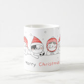 キャットメリークリスマス コーヒーマグカップ (中央)