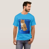 キャットメンズTシャツ Tシャツ (正面フル)