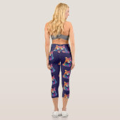 キャットメーヌクーンポートレートレインボーカラー カプリレギンス (裏面)