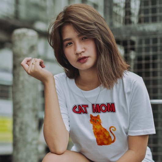 キャットモマジンジャーレッド猫Tシャツ Tシャツ