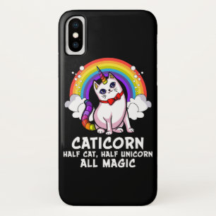 キャットユニコーンマジカルカチコーンキッテンレインボペット iPhone X ケース