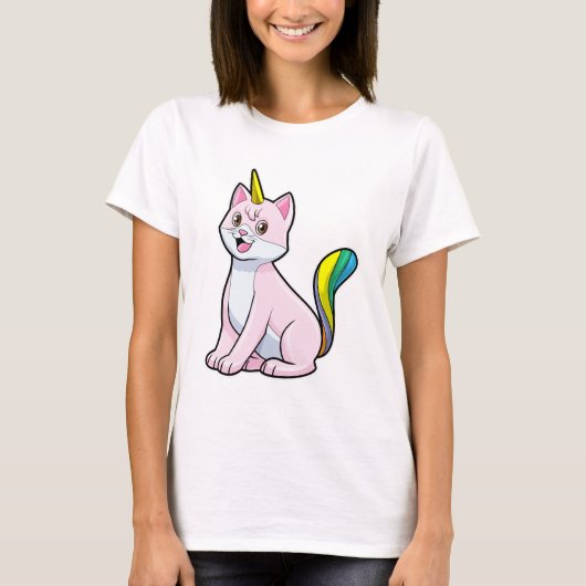 キャットユニコーン Tシャツ (正面)