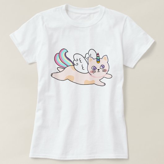 キャットユニコーンTシャツ Tシャツ (デザイン正面)