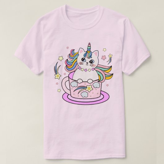 キャットユニコーンTシャツ Tシャツ (デザイン正面)