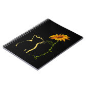 キャットユーはサンシャイン猫Tシャツ ノートブック (左側)