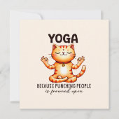 キャットヨガポーズおもしろい- Yoga (正面)