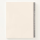 キャットヨガポーズ保- Calm ノートブック (裏面)