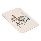 キャットヨガポーズ – インハレ – プール – エクハレ マグネット (右側)