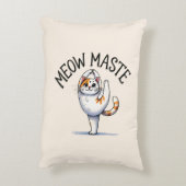キャットヨガポーズ – Meow Mate アクセントクッション (裏面(縦))