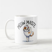 キャットヨガポーズ – Meow Mate コーヒーマグカップ (左)