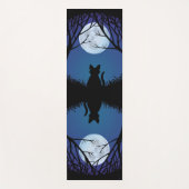 キャットヨガマットパーソナライズされたファット猫好き ヨガマット (正面)