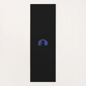 キャットヨガマットパーソナライズされたファット猫好き ヨガマット (裏面)