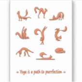 キャットヨガ シール (正面)