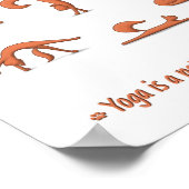 キャットヨガ ポスター (角)