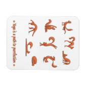 キャットヨガ マグネット (横)