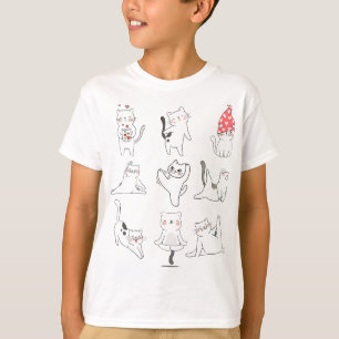 キャットヨガ Tシャツ