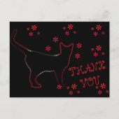 キャットラインアート ポストカード (正面)