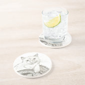 キャットラグドールポートレートコースター コースター (側面)