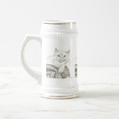 キャットラグドールポートレートスタイン ビールジョッキ (左)