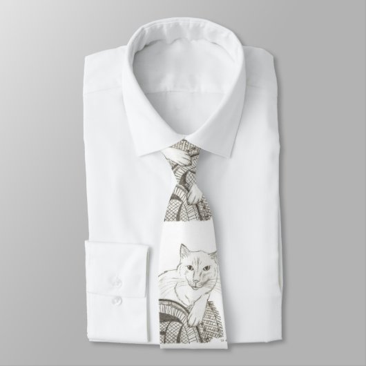 キャットラグドールポートレートネクタイ ネクタイ (タイ)