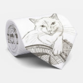 キャットラグドールポートレートネクタイ ネクタイ (ロール)