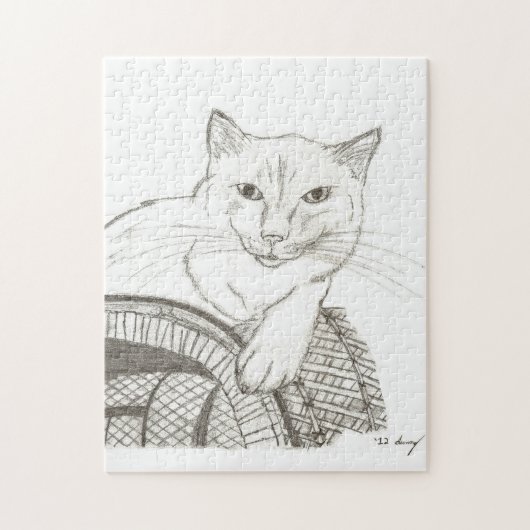 キャットラグドールポートレートパズル ジグソーパズル (縦)