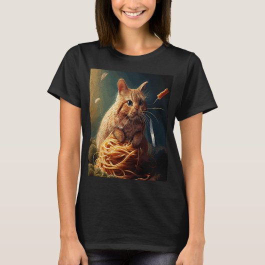 キャットラビットスパゲッティ Tシャツ (正面)